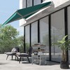 Sapphtopaz 13' x 8' Retractable Awning Manual Patio Awnings Sunshade Shelter UV & Water-Resistant with Manual Crank Handle - 4 of 4