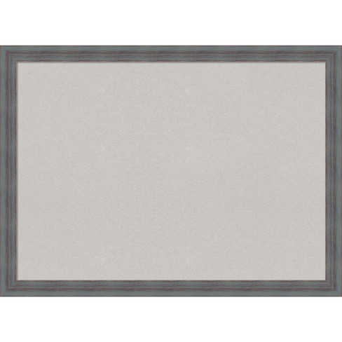 Amanti Art Wildwood Brown Narrow Framed Corkboard, Natural Cork : Target