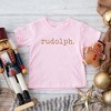 The Juniper Shop Rudolph Puff Print Toddler Short Sleeve Tee - 2 of 3