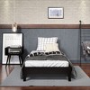 NicBex Wood Twin/Full/Queen Size Platform Bed Frame,Solid Wood Slats Support,6.5" Under Bed Storage,No Box Spring Needed,Noise-Free,Easy Assembly - 2 of 4