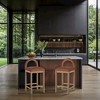 Meridian Furniture,Conrad Cognac Velvet Counter Stool - 2 of 4