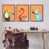 Stupell Industries Bold Tropical Birds Rainforest Animals Black Framed Giclee Art - 2 of 4