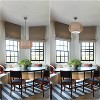 Coucheta Rattan Chandelier Collection - Farmhouse Pendant Lights with Hand-Woven Shades, Multiple Configurations for Dining Room & Kitchen - 2 of 4