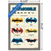 Trends International DC Comics Batman: 85th Anniversary - The Batmobiles Logos Framed Wall Poster Prints - 3 of 4