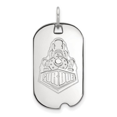 Black Bow Jewelry 14k White Gold Purdue Boilermakers NCAA Pendant