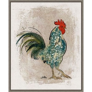 Amanti Art Dandy Rooster by Shanda Louis Canvas Wall Art Print Framed 16 x 20-in. - 1 of 4