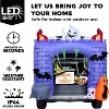 Joyfy 6FT Tall Halloween Inflatable Outdoor Decorations, Inflatable Haunted Castle with Built-in LEDs Trunk or Treat Car Decorations for Outside Decor - 2 of 4