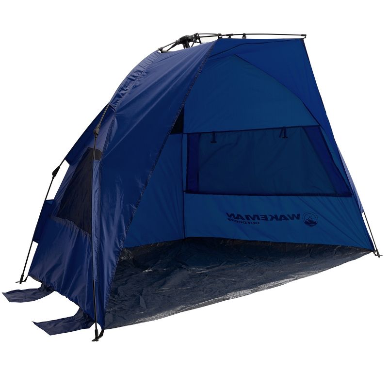 Leisure Sports Pop-up Beach Tent with Carrying Bag - Blue, 1 of 14