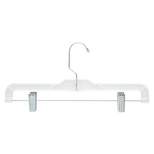 Honey-Can-Do 12pk Skirt and Pant Hangers Clear