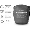 Kammok Roo Double XL Hammock with Stuff Sack, Waterproof Ripstop Nylon, Big and Tall Sized, Lightweight for Camping and Backpacking, Granite Gray - 3 of 4