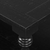 NicBex Vintage Coffee Table with Luxurious Pine Veneer&Vase Column Legs,Timelessly Charming Living Room Center Table,175lbs Max - 3 of 4