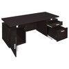 PAGED 47.25" L Home Office Desk Reversible Computer Desk with Storage Drawers and File Cabinet for Office - 3 of 4