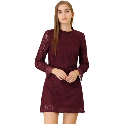 Target 2025 burgundy dress