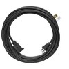 Monoprice 3-Prong Extension Cord - 25 Feet - Black | NEMA 5-15P to NEMA 5-15R, 16AWG, 13A - 3 of 4