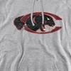 Men's Claflin University Distressed Primary Logo Pull-Over Hoodie - 2 of 4