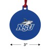Nova Southeastern University Primary Logo Aluminum Holiday Christmas Tree Ornament - 3 of 4