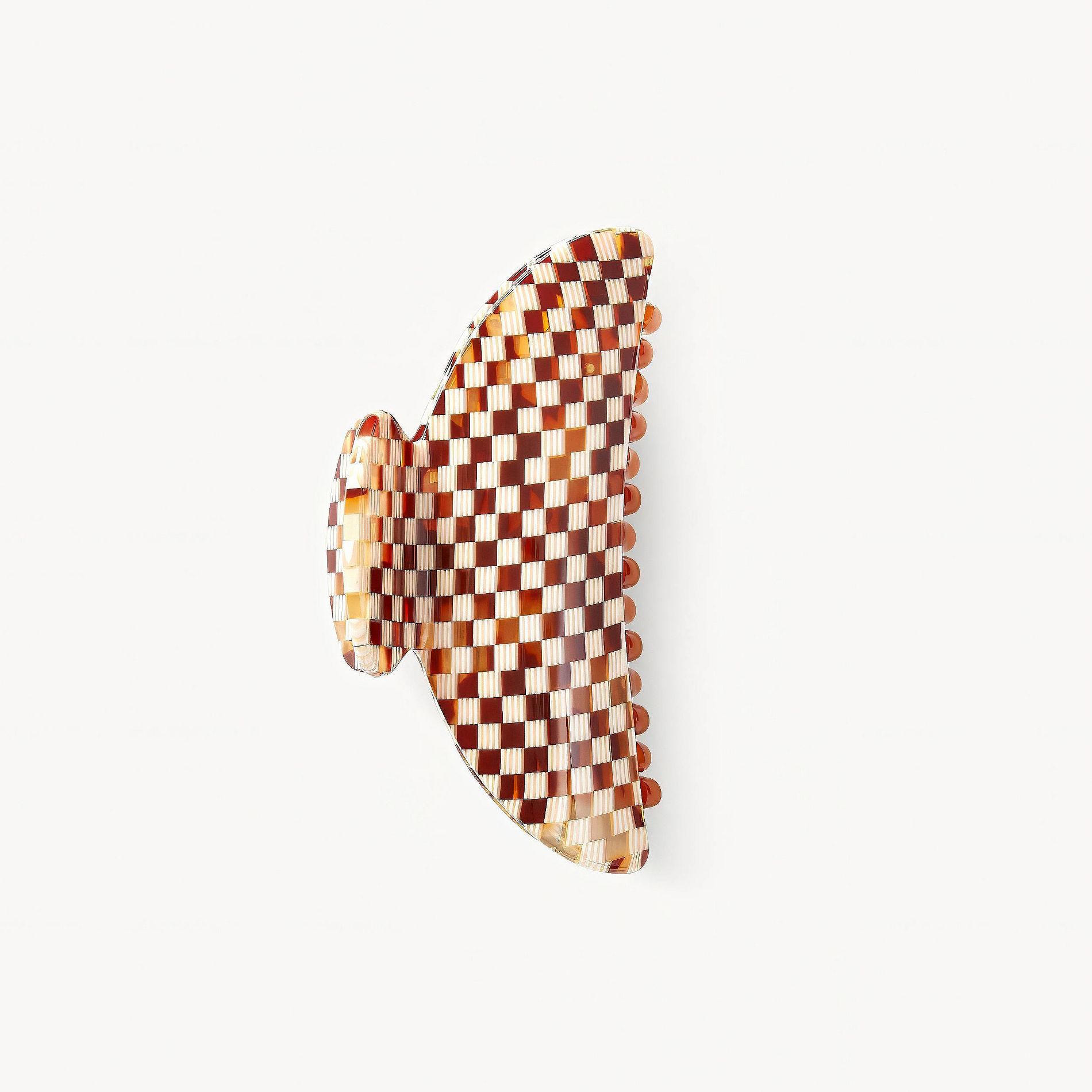 MACHETE Midi Heirloom Claw Hair Clip - Tortoise Checker - Beauty Studio