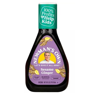 Newman's Own Sesame Ginger Dressing, 16oz