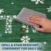 Coolmee Washable Area Rug Christmas Tree Rug for Living Room Non Slip Xmas Decor Throw Carpet Stain Resistant Holiday Area Rugs  green - 4 of 4