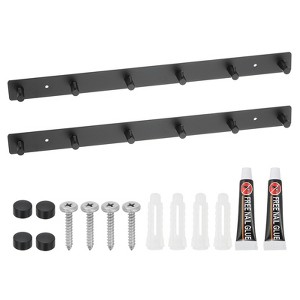 Unique Bargains Metal Waterproof Rustproof Round Multi-hook Chamfer Coat Hook - 1 of 3