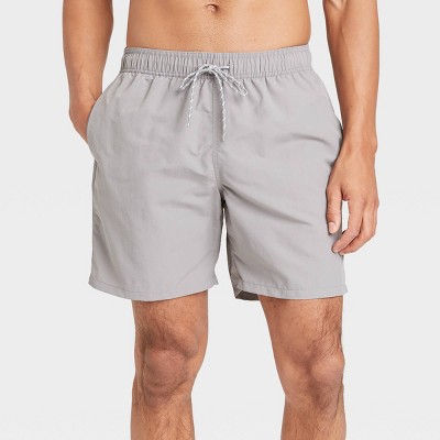 Men s 7 Swim Trunks Goodfellow Co Gray Xxl Target