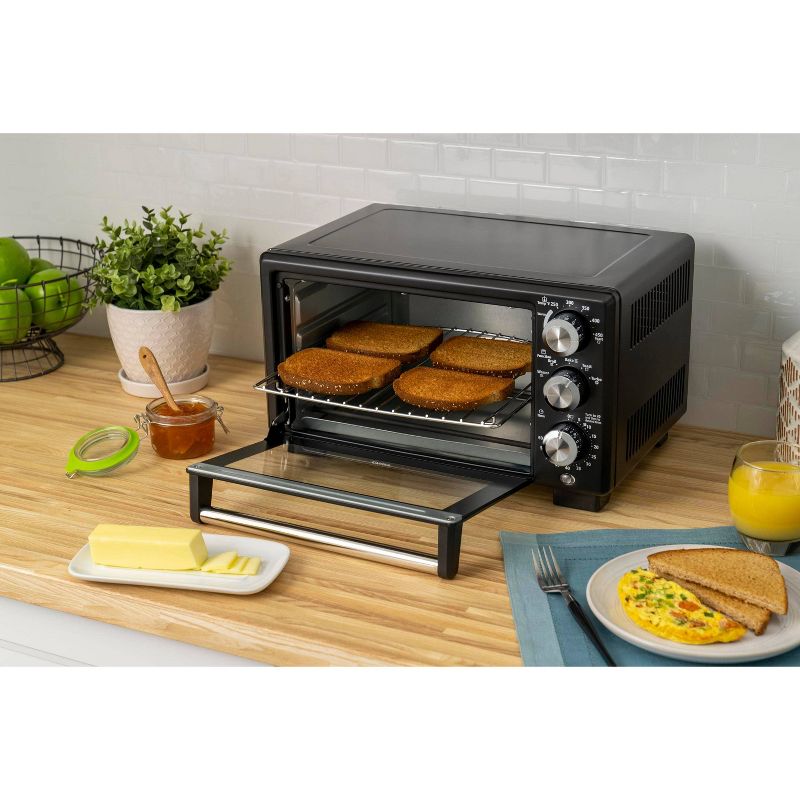 Oster Countertop Convection and 4-Slice Toaster Oven &#8211; Matte Black, 5 of 7