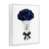 Stupell Industries Blue Rose Floral Bouquet Fashion Glam Bow, 20" x 16" - 3 of 4