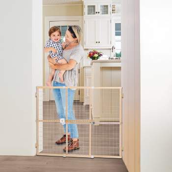 Toddleroo by North States Quick-Fit Wire Mesh Baby Gate