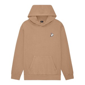 Dalix Heartly Ghost Embroidery Relaxed Hoodie Soft Fleece Sweatshirt Fit Lounge Womens - 1 of 4