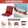 Pellebant Patio Chair Cushions Waterproof for Outdoor Furniture with Removable Cover Deep Seat & Back Cushion - 3 of 4
