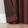 Sun Zero Blackout Cascade Pleated Velvet Grommet Curtain Panel - image 3 of 4