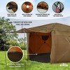 Hike Crew 13’ x 13’ Waterproof Pop Up Gazebo Tent, 6-Sided Outdoor Tent Canopy w/Floor & More - 3 of 4