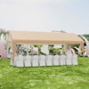 Costway 10x20FT Patio Heavy Duty Carport Garage Steel All-Weather Tent Outdoor Shelter - 4 of 4