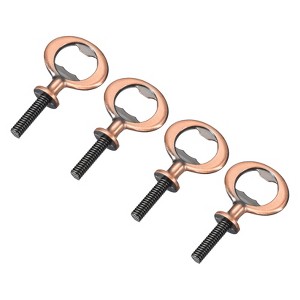 Unique Bargains Zinc Alloy Screw Insert Beer Bottle Opener for Home Bar Party 4 Pcs - 1 of 4
