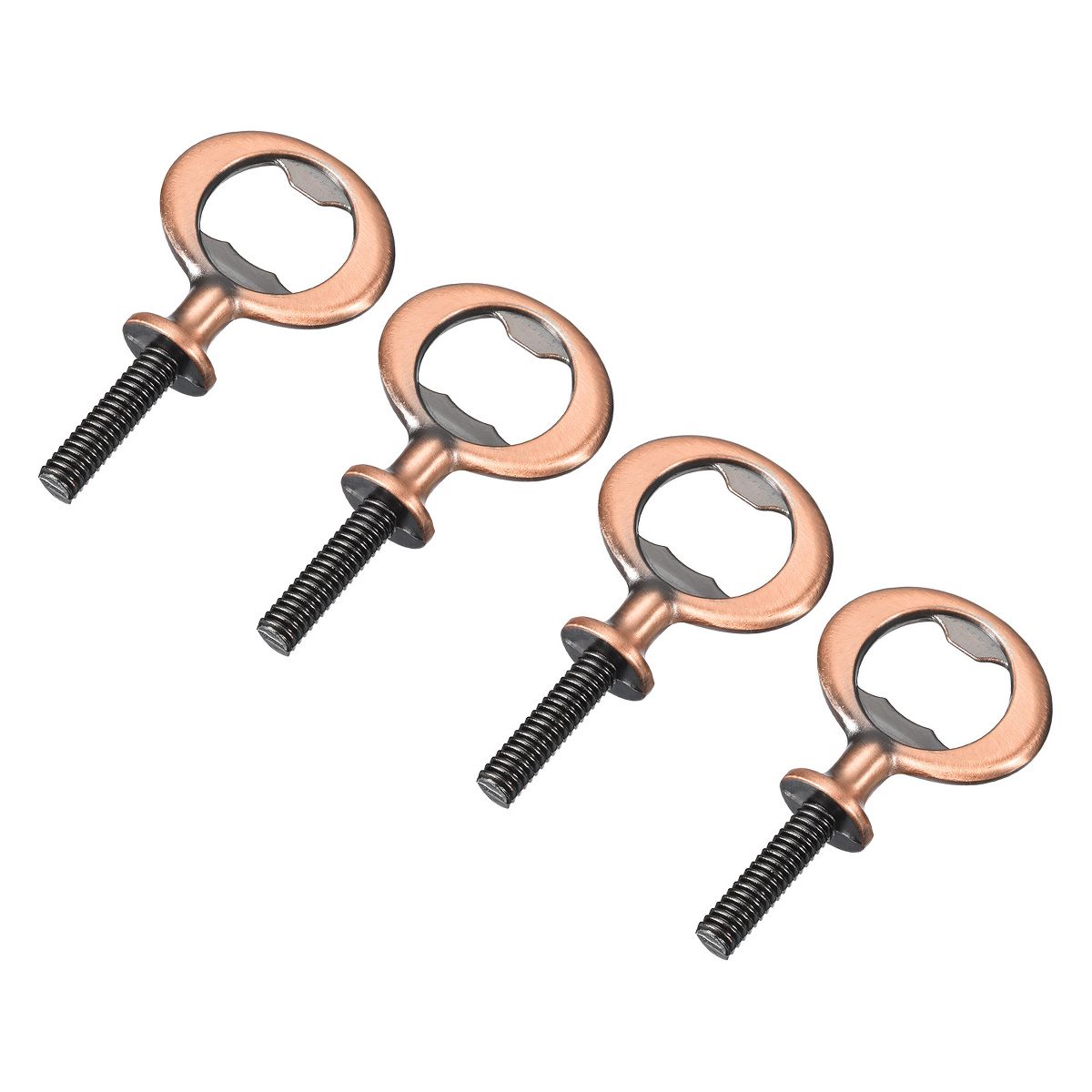 Unique Bargains Zinc Alloy Screw Insert Beer Bottle Opener for Home Bar Party 4 Pcs