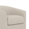 Vipbear Swivel Accent Cahir,Upholstered Modern Barrel-Curved Arm,LinenComfty Sofa Solid Wood Base Reading Bedroom,Club Living Room Chair - 4 of 4