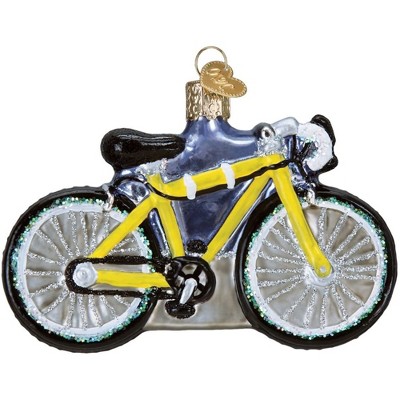 Old World Christmas Glass Blown Tree Ornament, Road Bike