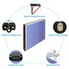 Belatt 4.5ft Foldable Table Tennis Table - 0.5" Thickness MDF Surface with Net and Paddles, Portable Indoor/Outdoor Table Tennis Set - 3 of 4