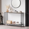 41.5" Narrow Console Table - Engineered Wood & Metal Frame, Slim Sofa Table for Living Room/Foyer - 4 of 4