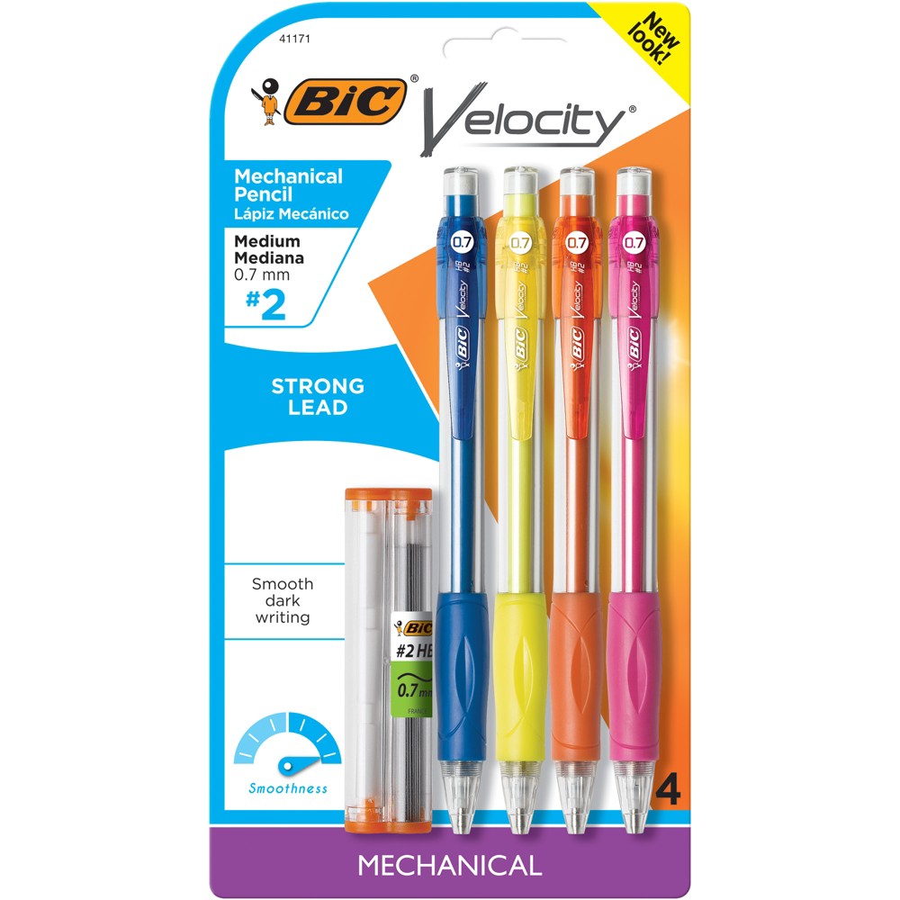 UPC 070330411715 product image for 4ct #2 Velocity Mechanical Pencil 0.7mm - BIC | upcitemdb.com