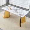 Avatar 31.5'' Modern Cross Leg Round Dining Table,Occasional Table,Two Piece Removable Top, Matte Finish Iron Legs-The Pop Home - 2 of 4