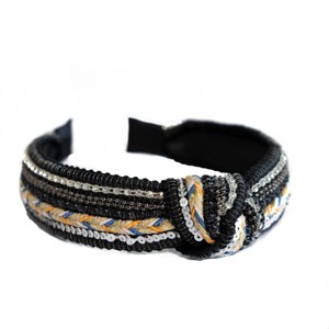 LXLM by Locks & Mane Cozumel Headband - Black - 1 of 3