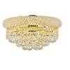 Elegant Lighting Primo 6 light Gold Flush Mount Clear Royal Cut Crystal - 2 of 2