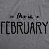 Maternity Due In January Funny T shirts Pregnant Shirts Announce Pregnancy Month Shirt - Crazy Dog Maternity T Shirt - 3 of 4