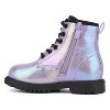 Olivia Miller Girl's Toddler Crystal Sky Combat Boots - 3 of 4