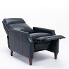 Lyngins Modern Massage Recliner with Adjustable Footrest & Wood Arm,Accent Lounge Chair for Bedroom,Living Room - 3 of 4