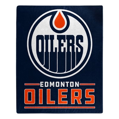 NHL Edmonton Oilers Throw Blanket