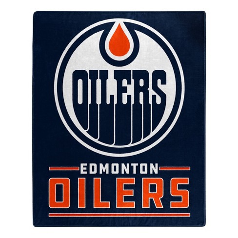 Nhl Edmonton Oilers Throw Blanket : Target