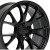 OE Wheels LLC DG15-20090-5115-18B Gloss Black Wheel Painted (20 x 9. inches /5 x 115 mm, 18 mm Offset) - 3 of 3