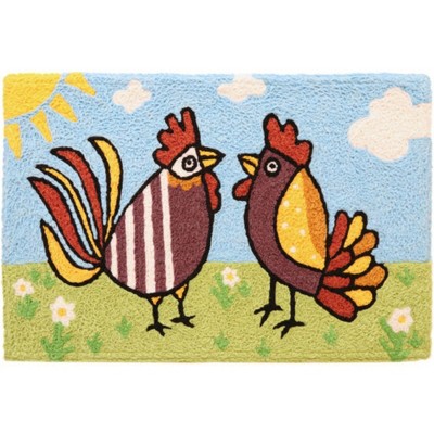 Jellybean Gossip Girls Doormat – Fun Indoor/Outdoor Welcome Mat with Playful Design, Machine Washable, Eco-Friendly, 20" x 30"